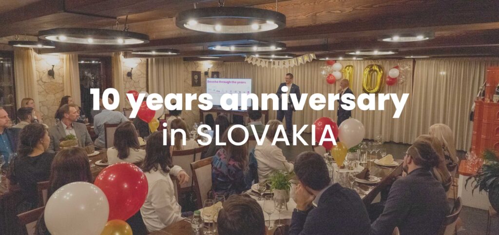 Deveho Slovakia office 10 years anniversary